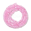 Baking Electroplate Glass Beads Strands X-DGLA-A039-J2MM-B18-2