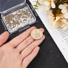 Beebeecraft 300Pcs 4 Styles Brass Crimp Beads KK-BBC0014-69-3