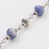 Natural Gemstone Beads Handmade Chains AJEW-JB00405-2