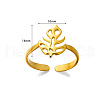 Simple Style 304 Stainless Steel Cuff Rings FS-WG1C3D0-05-3