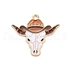 Western Cowboy Theme Alloy Enamel Pendants FIND-V001-04G-03-1