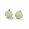 Two Tone Spray Painted Glass Pendants GLAA-Q092-05A-3
