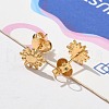 304 Stainless Steel Stud Earrings for Women STAS-Z117-17G-02-5