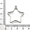 304 Stainless Steel Pendants STAS-S181-01P-J-3