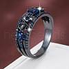 Alloy & Rhinestone Finger Rings FS-WG4F886-04-1