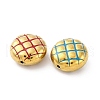 304 Stainless Steel Enamel Beads STAS-B085-01G-2