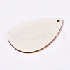 Unfinished Blank Wood Pendants WOOD-TAC0003-27-2