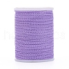 Round Waxed Polyester Cord YC-G006-01-1.0mm-11-1