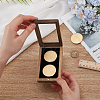 Wood Medal Storage Magnetic Boxes CON-WH0088-94B-02-3
