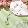 Glass & 201 Stainless Steel Suncatchers HJEW-JM01897-4