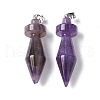Natural & Synthetic Mixed Gemstone Pendants G-C187-03-2