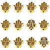 Tibetan Style Alloy Beads TIBEB-PH0004-57-1