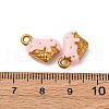 304 Stainless Steel Enamel Charms STAS-Q363-12C-G-3