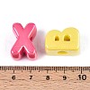 UV Plating Opaque Acrylic Beads SACR-N019-02-4