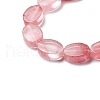 Cherry Quartz Glass Beads Strands G-P559-B03-01-4