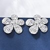 304 Stainless Steel Stud Earrings for Women EJEW-K306-13P-2