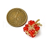 Christmas Seed Beads Beaded Charms PALLOY-MZ00299-01-2