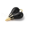 Brass Enamel Pendants KK-Q098-19G-A-2