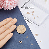 CREATCABIN 10Pcs Brass Micro Pave Clear Cubic Zirconia Charms KK-CN0002-85-3