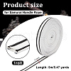 Cotton & Silk Blended Yarns Stripe Ribbon for Handle OCOR-WH0085-71D-2