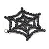 Halloween Theme Glass Seed Beads PALLOY-MZ00778-01-4