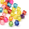 Nuggets Transparent Acrylic Beads TACR-Q009-10mm-M-1