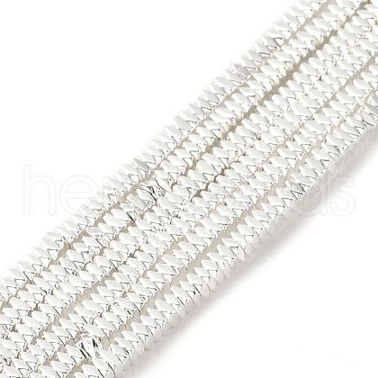 Electroplated Synthetic Non-Magnetic Hematite Beads Strands G-U003-02-1