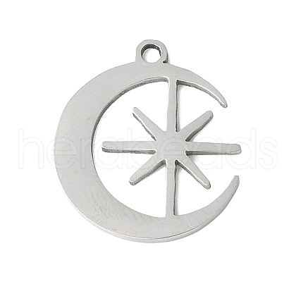 201 Stainless Steel Pendants STAS-V005-01P-1