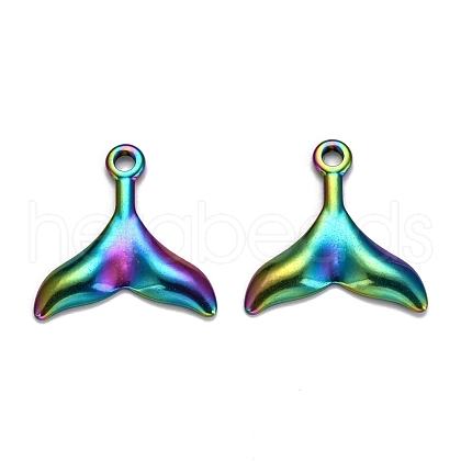 Ion Plating(IP) 304 Stainless Steel Charms STAS-F249-14M-01-1