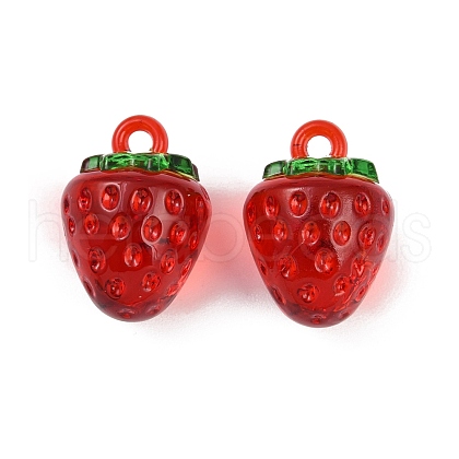 Transparent Resin Pendants RESI-R466-01-1