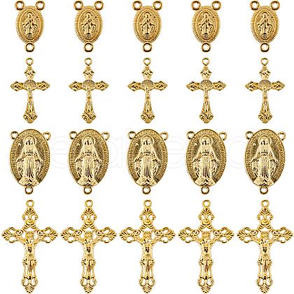 SUNNYCLUE DIY Religion Theme Jewelry Making Findings Kit DIY-SC0024-07-1
