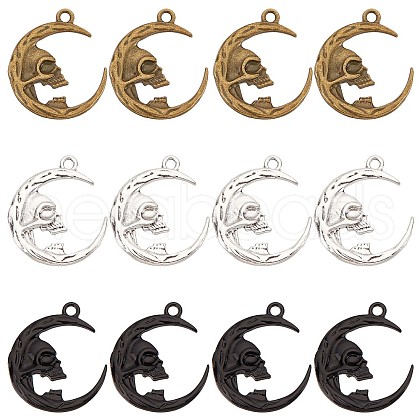 SUNNYCLUE 30Pcs 3 Colors Alloy Pendants FIND-SC0004-57-1