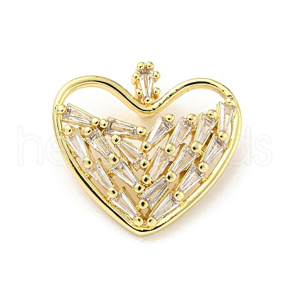 Brass with Cubic Zirconia Pendants FIND-Z023-01E-1