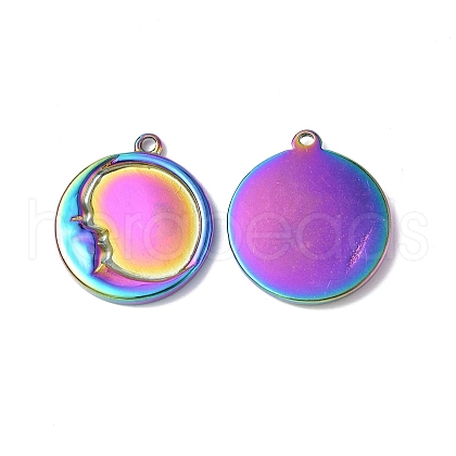 Ion Plating(IP) 304 Stainless Steel Pendants STAS-C066-09M-1