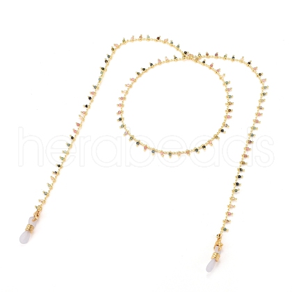 Brass Eyeglasses Chains AJEW-EH00325-1
