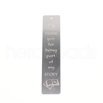 Stainless Steel Bookmarks AJEW-WH0239-78-1