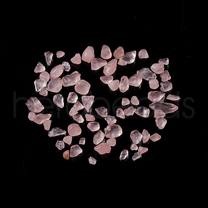 Natural Rose Quartz Chip Beads G-M364-02A-1