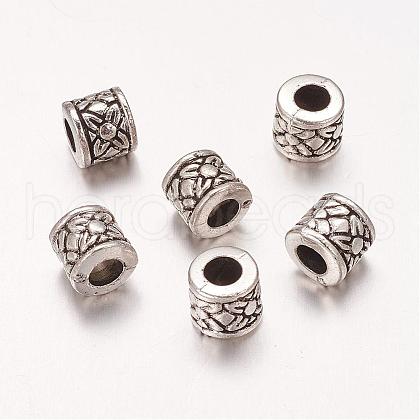 Antique Silver CCB Plastic Spacer Beads X-PCCBH367Y-1