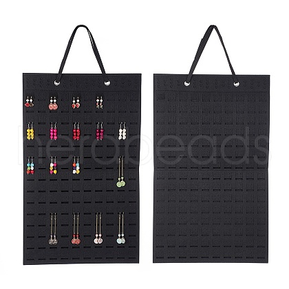 Rectangle Felt Earring Storage Display Hanging Holder EDIS-YWC0001-01-1