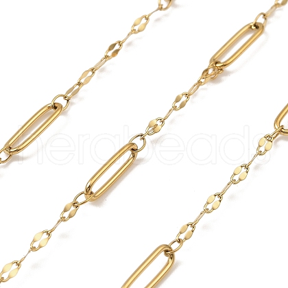 304 Stainless Steel Oval & Dapped Chains CHS-C014-08G-1