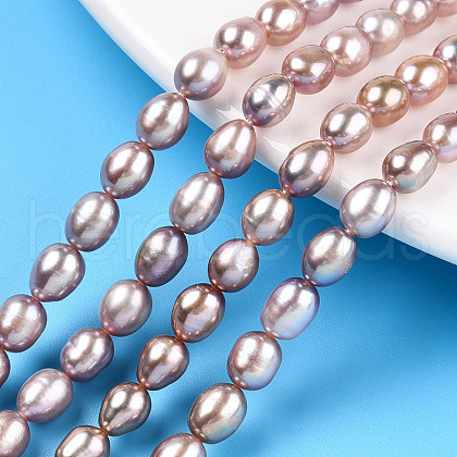 Natural Cultured Freshwater Pearl Beads Strands PEAR-N012-05T-1