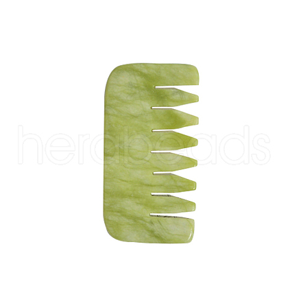 Mother's Day Gifts Natural Xiuyu Jade Massage Combs MATO-PW0003-01B-1