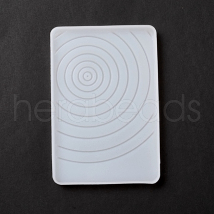 DIY Rectangle with Water Ripple Display Silicone Molds SIMO-B001-05-1