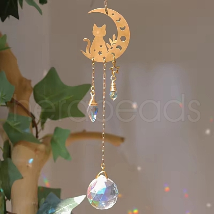 Teardrop Glass Suncatchers PW-WG248D2-01-1