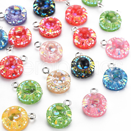 Epoxy Resin Pendants RESI-S400-012-1