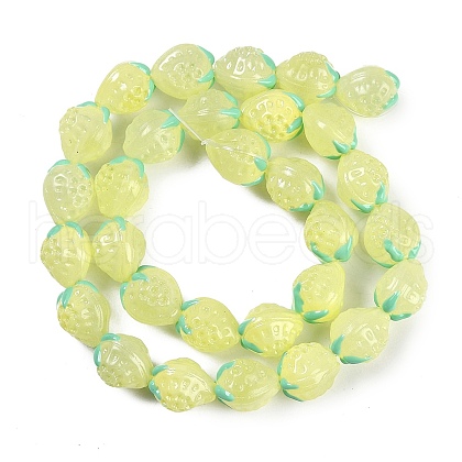 Handmade Lampwork Beads Strand LAMP-I027-10B-1