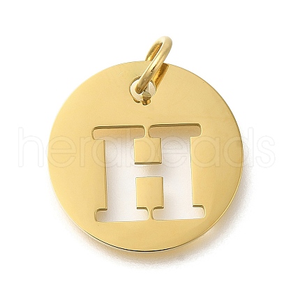 Ion Plating(IP) 304 Stainless Steel Pendants STAS-M074-01G-H-1