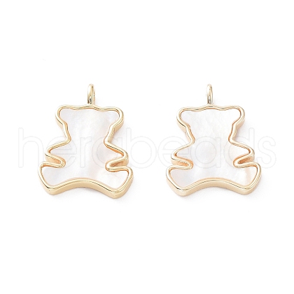 Rack Plating Brass Pendants X-KK-A183-30G-1