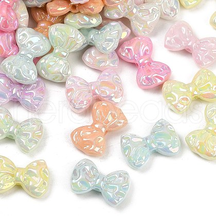 UV Plating Opaque Acrylic Beads MACR-L007-12-1