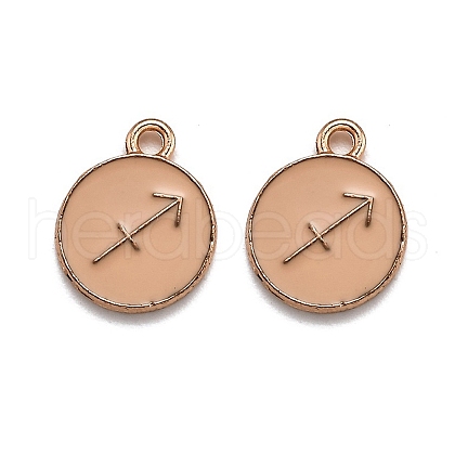 Alloy Enamel Pendants ENAM-S124-01A-10F-1